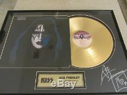 Kiss Signed Record Lp Album Simmons -stanley- Frehley Criss Rare