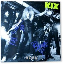 Kix Band Autographed Record Album Cover Whitman Forsythe Younkins JSA HH36299