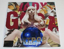 LADY GAGA HAND SIGNED AUTHENTIC'ARTPOP' VINYL RECORD ALBUM LP withCOA PROOF