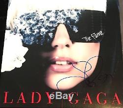 Lady Gaga Signed Full Autograph Original The Fame Album Record Vinyl Lp Coa