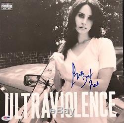 Lana Del Rey Autographed Signed Ultraviolence Psa/dna Record Album