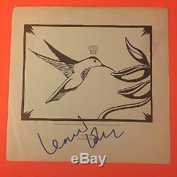LEONARD COHEN Recent Songs Signed Autograph Record Album Innersleeve