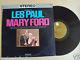 LES PAUL AUTOGRAPHED THE FABULOUS WITH MARY FORD 1965 RARE SIGNED RECORD ALBUM