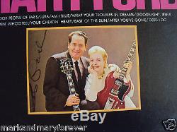 LES PAUL AUTOGRAPHED THE FABULOUS WITH MARY FORD 1965 RARE SIGNED RECORD ALBUM