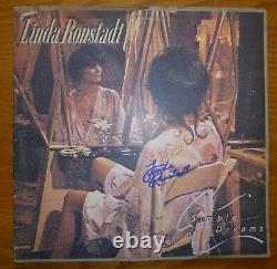LINDA RONSTADT autographed signed auto Simple Dreams album LP