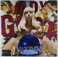 Lady GaGa Beckett Signed Autograph Record Album Art Pop