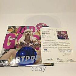 Lady Gaga SIGNED Art Pop Vinyl ALBUM autograph with PROOF + JSA authentication