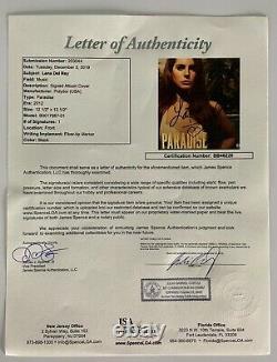 Lana Del Rey Signed Autograph Record Album JSA COA Paradise