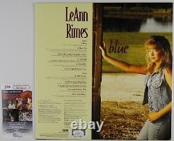 Leann Rimes JSA Signed Autograph Record Album Vinyl Blue