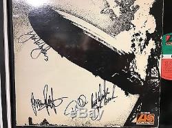 Led Zeppelin Album Cover Autographed By All 4 Members Framed Art. Gorgeous