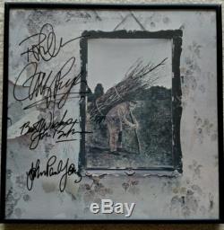 Led Zeppelin Autographed Album