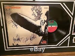 Led Zeppelin I Album Signed By All 4 Band Members