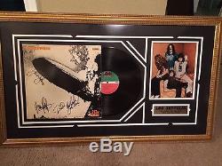 Led Zeppelin I Album Signed By All 4 Band Members