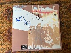 Led Zeppelin Jimmy Page, Robert Plant, And John Paul Jones Signed Album/ Coa