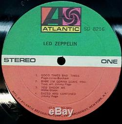 Led Zeppelin Jimmy Page Signed Twice Autograph Album 1971 Japan Oversized