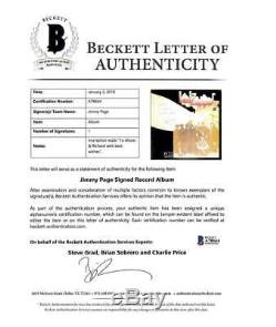 Led Zeppelin Jimmy Page Vintage Signed Autographed Led Zeppelin II Album Beckett