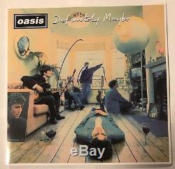 Liam Gallagher Signed Oasis Definitely Maybe LP Album Auto JSA # S79504 Rare