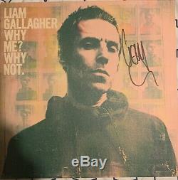 Liam Gallagher signed autographed Why Me Why Not. Album, Vinyl record
