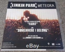 Linkin Park Promo Card Album Size Chester Bennington Hand Signed TD Authentic