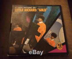 Little Richard Autograph, Signed Two Record Set Gold Record Album