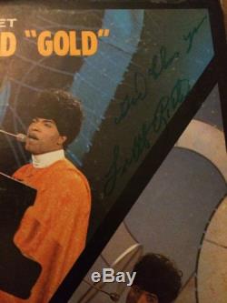 Little Richard Autograph, Signed Two Record Set Gold Record Album