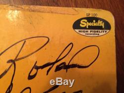 Little Richard SIGNED Album HERE'S LITTLE RICHARD 1957 First Press COA Autograph