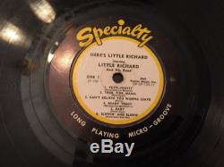 Little Richard SIGNED Album HERE'S LITTLE RICHARD 1957 First Press COA Autograph