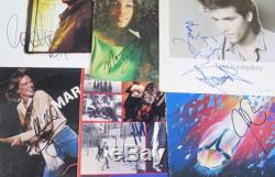 Lot of 10 ROCK, POP, COUNTRY Signed Autograph Album Vinyl LP Record Covers A