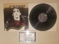 Lou Reed Signed Autographed Transformer Album W COA David Bowie Mick Ronson COOL