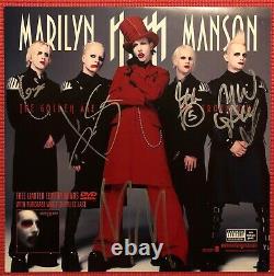MARILYN MANSON Golden Age of Grotesque ALBUM FLAT SIGNED x 5 BECKETT CERTIFIED