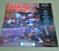 MC REN + YELLA N. W. A SIGNED N. W. A. AND THE POSSE 3D 12x12 Record Album Flat