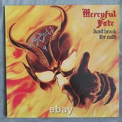 MERCYFUL FATE Don't Break The Oath LP vinyl album SIGNED by King Diamond