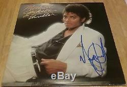 Michael Jackson Authentic Autographed Signed Thriller Album Record Cover Ga Gai