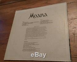 MOANA Record Album LP Hawaii Hawaiian vintage Vinyl autographed signed Rare JAZZ