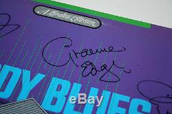 MOODY BLUES Hand Signed Autographed EARLY BLUES Record Album withCOA Signed by 5