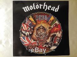 Motörhead Personally Hand Signed Record Album Cover With Picture Proof