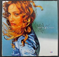 Madonna Authentic Signed'Ray Of Light' Album Cover Autographed PSA/DNA #AB04446