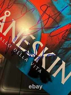 Maneskin signed Il Ballo Della Vita 12 lp album FULL BAND