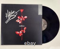 Martin Gore signed Depeche Mode Violator record album cover BAS Beckett Holo