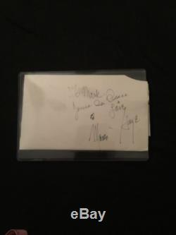 Marvin Gaye Autograph Signed JSA Certified Album Sleeve Rare Real