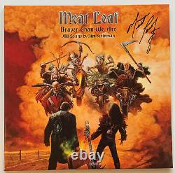 Meat Loaf Signed Braver Than We Are Autographed Vinyl Record Album PSA COA