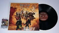 Meatloaf Hand Signed Autograph Braver Than We Are Vinyl Record Album Lp +jsa Coa