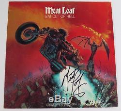Meatloaf MEAT LOAF Signed Autograph Bat Out Of Hell Album Vinyl Record LP