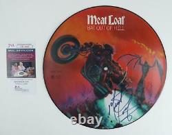 Meatloaf Signed Autographed Album LP Picture Disc Bat Out Of Hell JSA COA