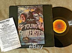 Mel Brooks Autographed Young Frankenstein Movie 1975 Soundtrack Record Album