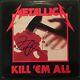 Metallica Kill em All Signed Autograph Record Album JSA COA Kirk Hammett Lars
