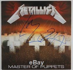 Metallica Master Of Puppets Signed Autograph Record Album JSA Kirk Hammett Lars