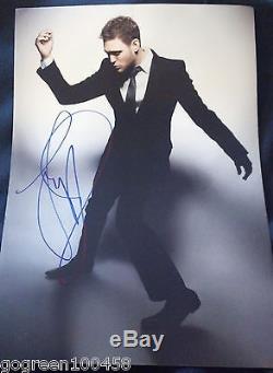 Michael Buble signed photo 11x14 sexy album CD 12x18 Crazy Love Its Time record