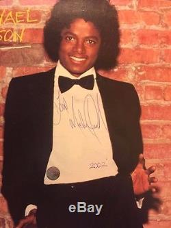 Michael Jackson Autograph Hand Signed OFF THE WALL ALBUM VINYL (Signed Clearly)