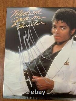 Michael Jackson Hand Signed Autographed Thriller Album Certified Authentic Coa